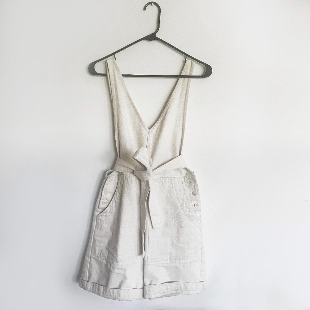 Alex Mill Ollie Short Overall in Natural